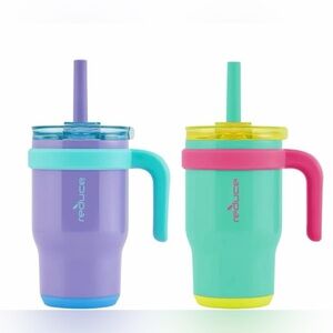 Reduce Coldee 14 oz Toddler Tumbler Set with Straws and Handles